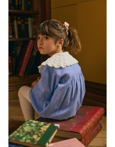 Dress Hyacinte Chambray Blue 5