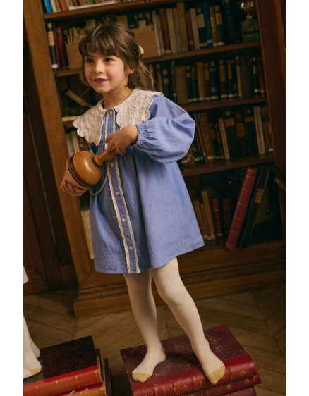 Dress Hyacinte Chambray Blue 3