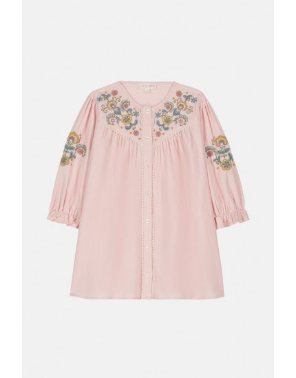 Dress Floriane Thin Corduoy Pink 10Y