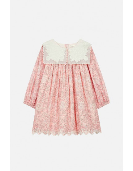 Dress Arinola Printed Cotton Cambric Pink 10Y