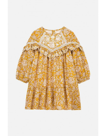 Dress Orana Cambric Honey Mountains Avens