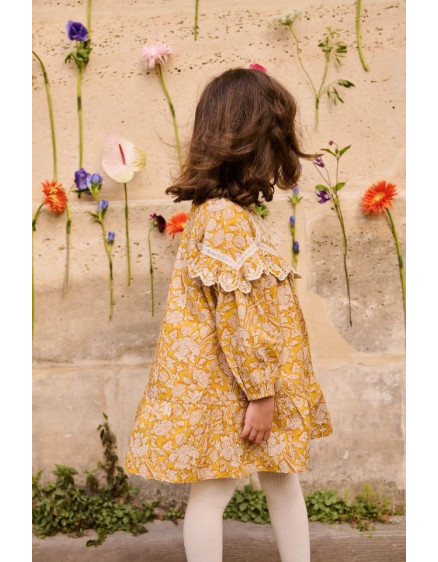 Dress Orana Cambric Honey Mountains Avens 4