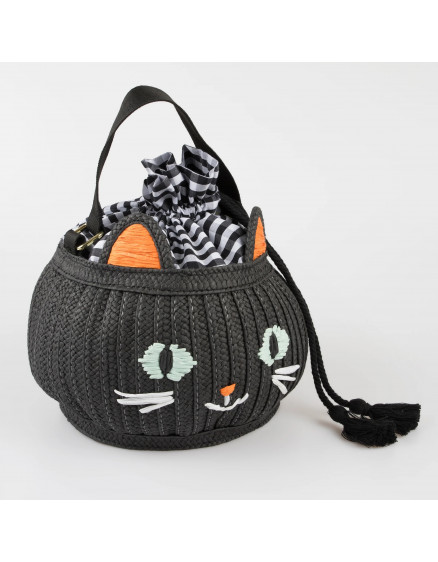 Trick Or Treat Cat Basket Bag 2