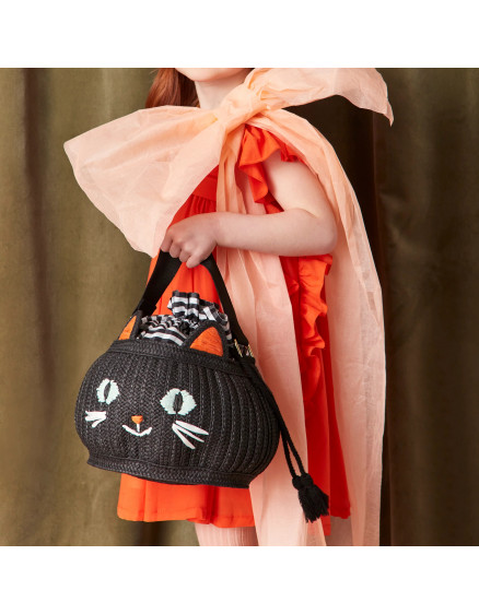 Trick Or Treat Cat Basket Bag 3