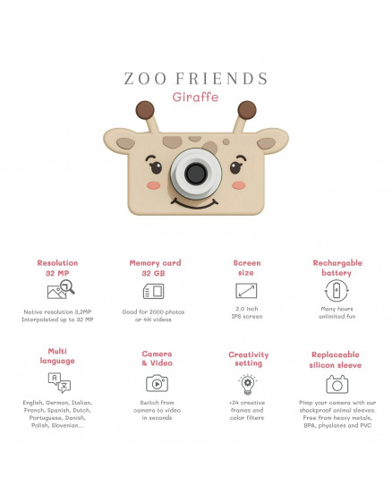 Дитячий аксесуар Zoo Friends Giraffe 2