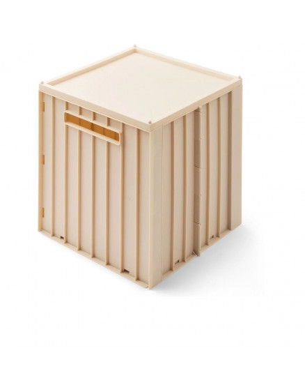 Elijah Storage Box w. Lid Sandy