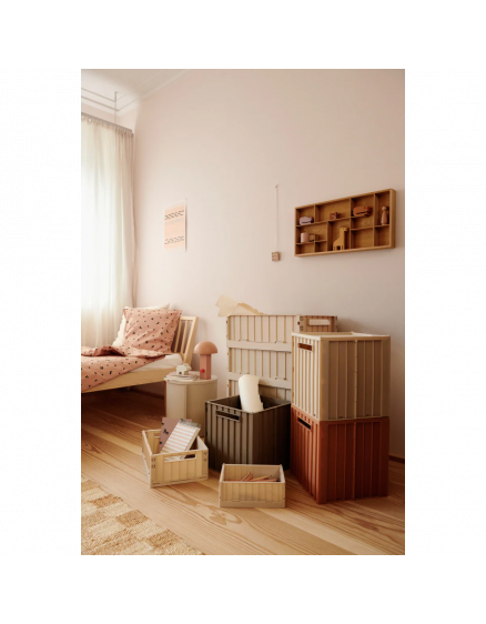 Elijah Storage Box w. Lid Sandy 2