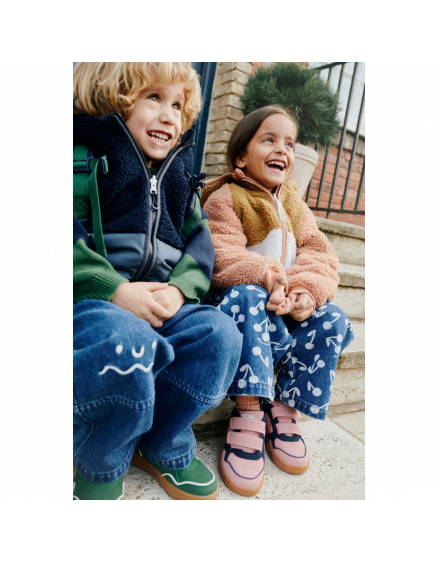 Cesar Printed Denim Pants Cherry Blossom 4