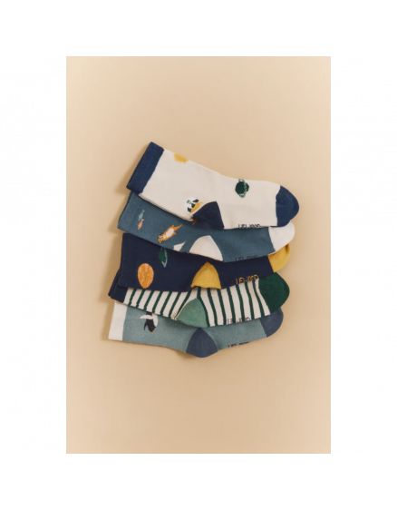 3 x Шкарпетки Silas Universe Classic Navy 2