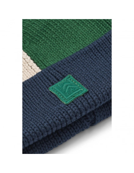 Ezra Beanie Classic Navy Multi Mix 3