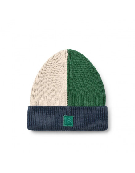 Ezra Beanie Classic Navy Multi Mix