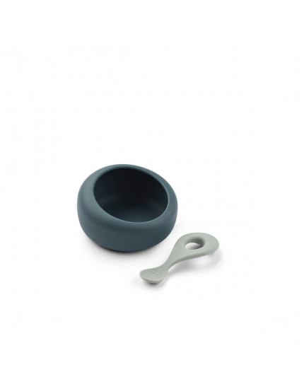 Sparia Bowl w. Spoo6n Whale Blue