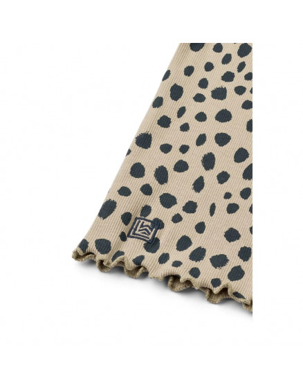 Nieve Printed Longsleeve Rib T-shirt Leo Spots  4