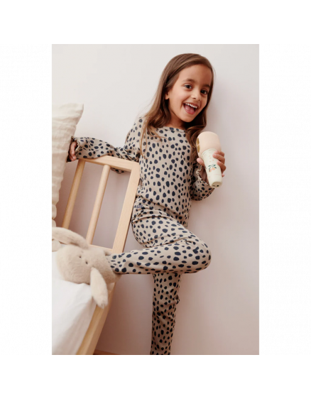 Nieve Printed Longsleeve Rib T-shirt Leo Spots  2