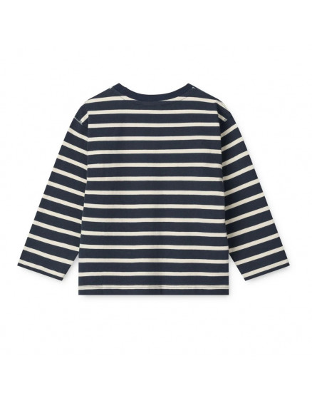 Tyler Stripe Longsleeve T-shirt Classic Navy 4