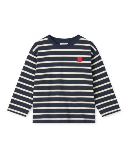 Tyler Stripe Longsleeve T-shirt Classic Navy