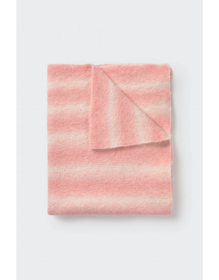 Soft Dyed Newborn Blanket Silver Pink