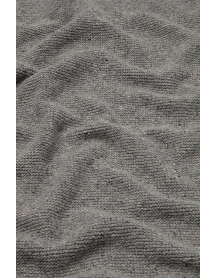 Tweed tricot newborn blanket Grey 2