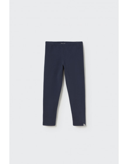 Soft brushed fleece leggings Navy
