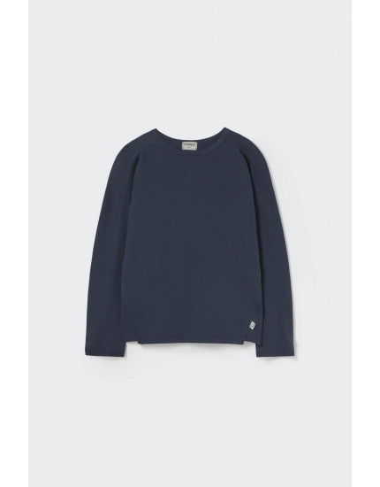 Soft warm jersey cozmo T-shirt Navy Basic