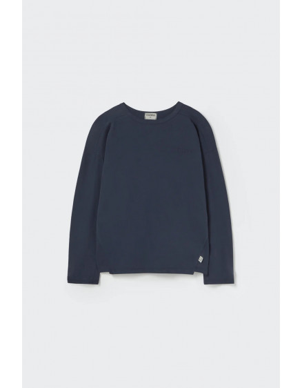 Soft warm jersey cozmo T-shirt Navy Basic