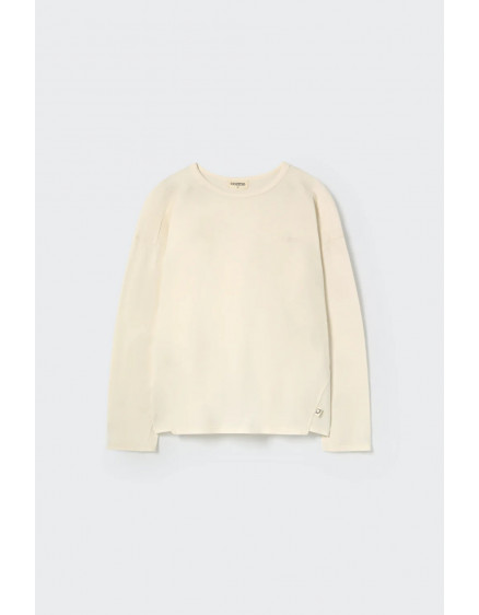 Soft warm jersey cozmo T-shirt White Basic