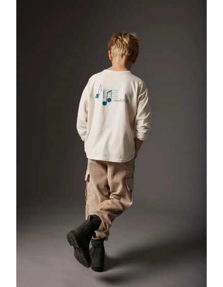 Soft warm jersey T-shirt White Joel 4