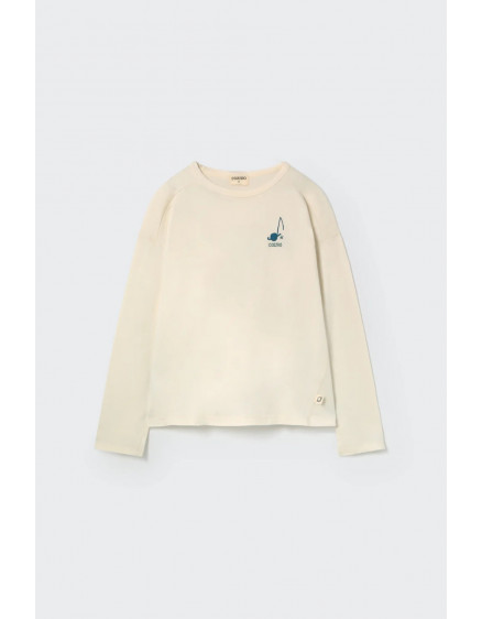 Soft warm jersey T-shirt White Joel