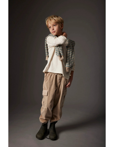 Soft warm jersey T-shirt White Joel 3