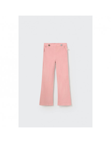 Fine comfort corduroy flared pants Rose Tea Niza 3Y