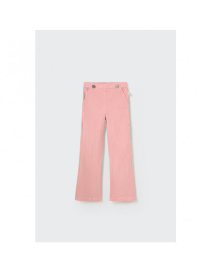 Fine comfort corduroy flared pants Rose Tea Niza