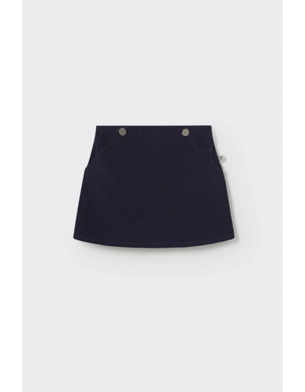 Fine comfort corduroy skirt Navy Paris