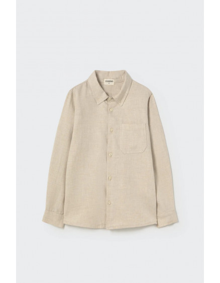 Mélange flannel shirt Stone Turin