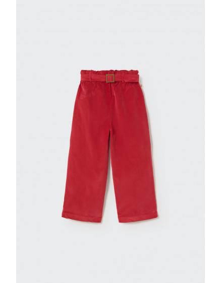 Woven velour pants Red Velvet Lima