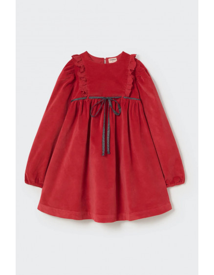 Woven velour dress Red Velvet Osaka