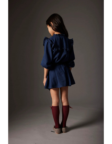 Dobby denim skirt Denim Bali 5