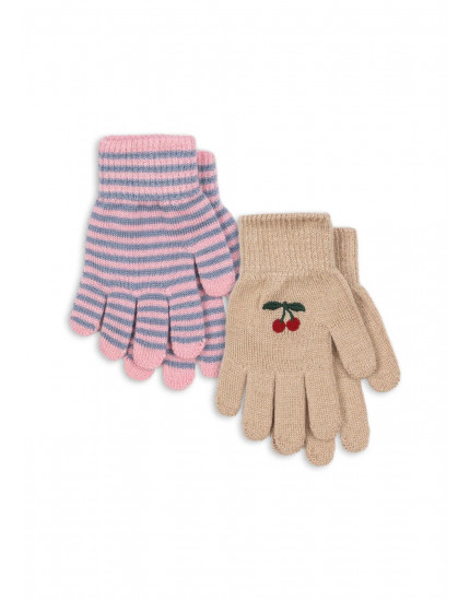 2 Pack Filla Gloves Cherry Stripe