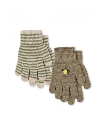 2 Pack Filla Gloves Lemon Stripe