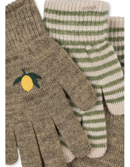 2 Pack Filla Gloves Lemon Stripe 3