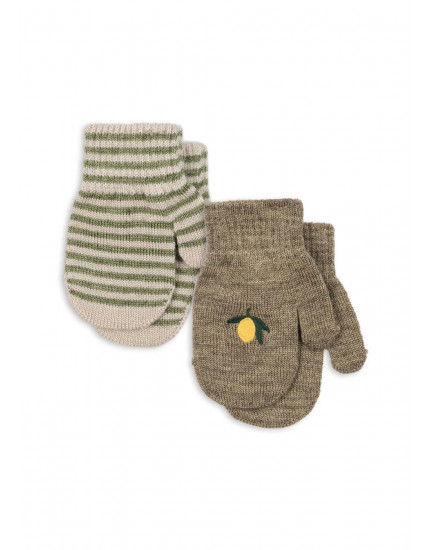 2 Pack Filla Mittens Lemon Stripe