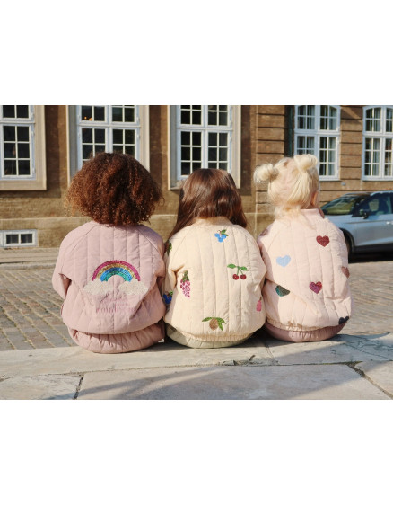 Juno Sequin Bomber Jacket Twilight Mauve 4