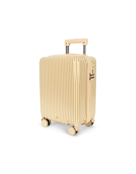Travel Suitcase Tea Stripe