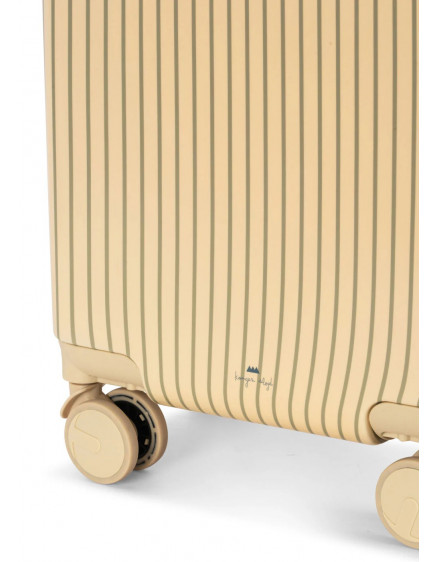 Travel Suitcase Tea Stripe 3