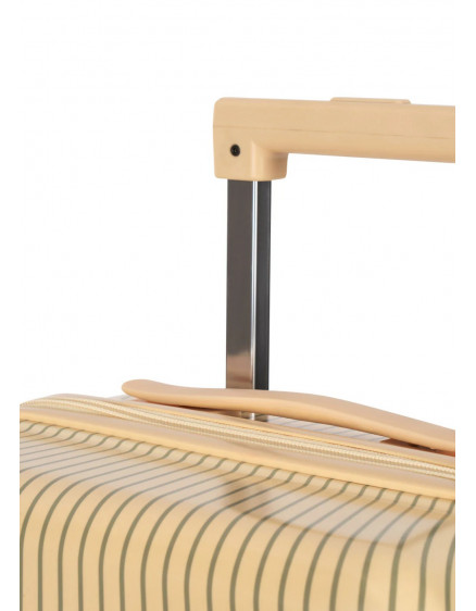 Travel Suitcase Tea Stripe 2