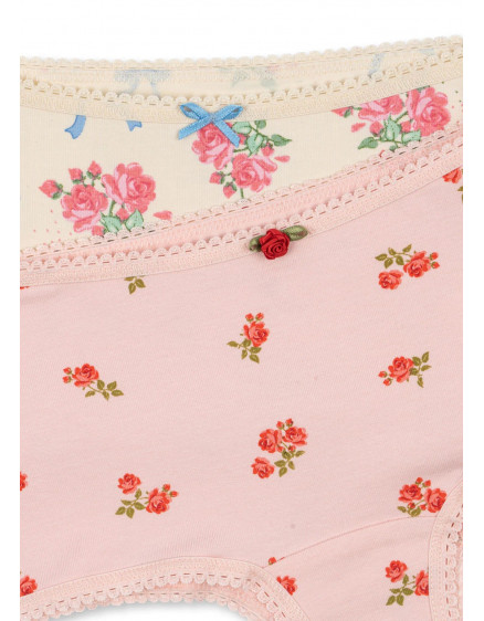 Basic 2 Pack Girl Hipster Bella Rosita Rosa Pink 4