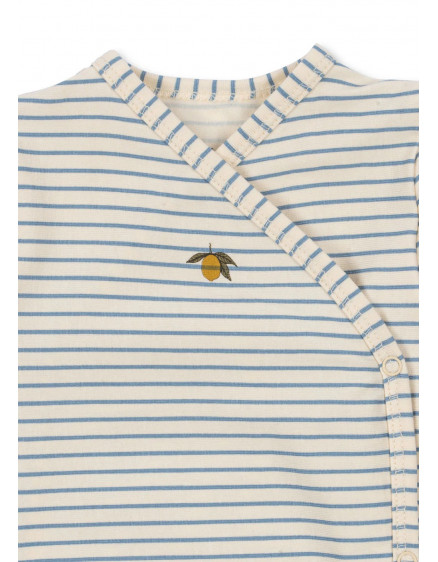 Боді NB Gots Stripe Bluie 4