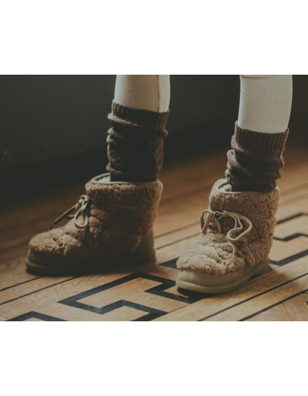 Чоботи Cassia Beige Curly 2