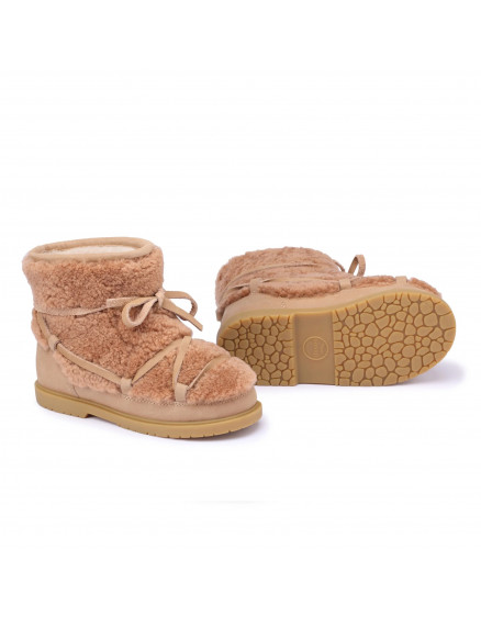 Чоботи Cassia Beige Curly 4