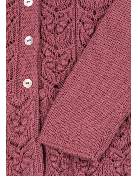 Cabby Frill Cardigan Deco Rose Set 7