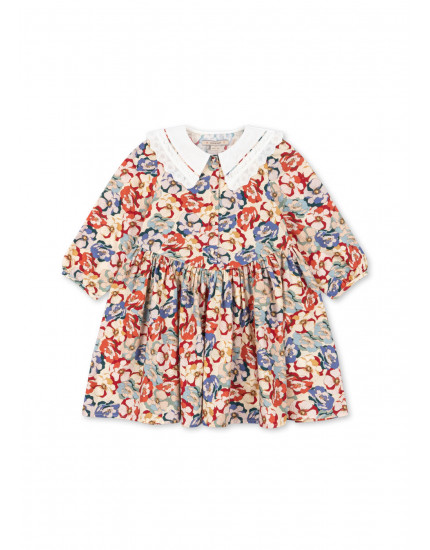 Coeur Collar Dress La Rosa